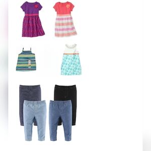 Bundle Lot Baby Girls Dresses And Pants Size 24 Months